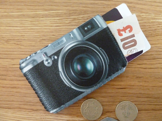 Phone camera wallet