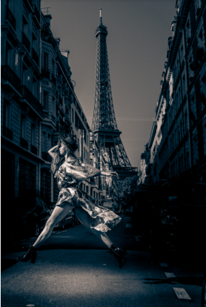 Mimi Elashiry low light shot in Paris