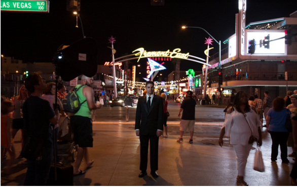 Behind the scenes shooting in Old Vegas